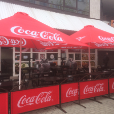 Coca-Cola patio umbrella