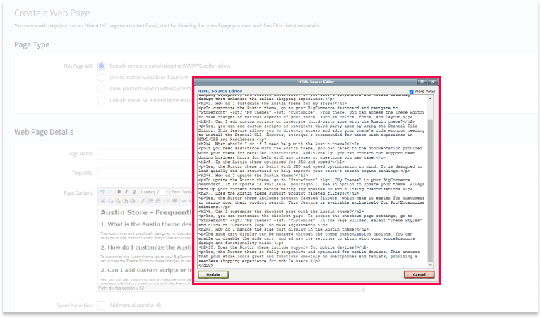 HTML Source Editor