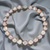 1. Multicolored pink coin pearls with 2.50ct of embedded diamonds and 18K gold—soft, radiant, and unforgettable.
