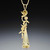 Yellow beryl and gold flower necklace for women seeking timeless jewelry with luminous, sun-kissed detail.