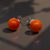 Elegant and minimal, these Sardinian coral earrings bring vibrant color and luxury craftsmanship to any ensemble.