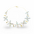 Ethereal Keshi Pearl & Diamond Floral Necklace