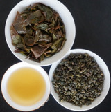 Lotus Pearl Oolong Tea Brewed