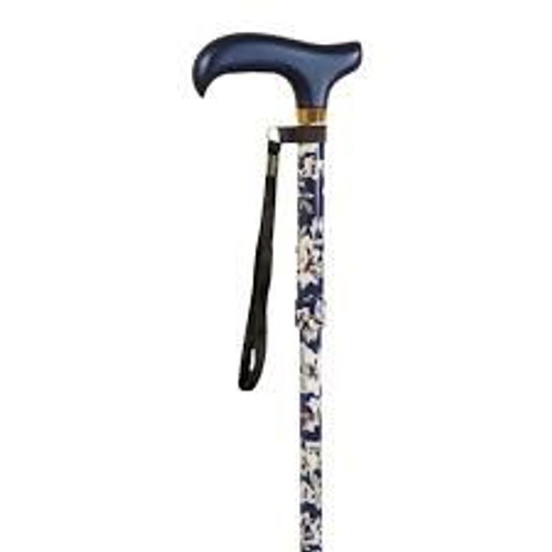 PRIM MULETILLA EXTE. ESTAMPADO FLOR BLANCA/AZUL