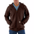 MIDWEIGHT HOODED ZIP-FRONT SWEATSHIRT
