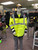 Hi-Vis Rain Jacket by Work Force