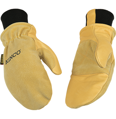LINED HEAVY DUTY PREMIUM GRAIN & SUEDE PIGSKIN MITT W/KW
