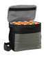 Port Authority® 24-Can Cube Cooler. BG514 Grey/ Black Propped