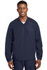 Sport-Tek® V-Neck Raglan Wind Shirt. JST72 True Navy XS