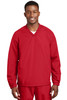 Sport-Tek® V-Neck Raglan Wind Shirt. JST72 True Red XS
