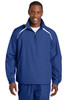 Sport-Tek® 1/2-Zip Wind Shirt. JST75 True Royal/ White