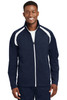 Sport-Tek® Tricot Track Jacket. JST90 True Navy/ White