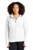 Sport-Tek® Ladies Tech Fleece Full-Zip Hooded Jacket. L248 White