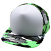 PB267 PIT BULL CAMBRIDGE PLAIN NEON CAMO SPONGE TRUCKER HATS White Neon Green Camo