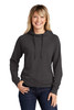 Sport-Tek ® Ladies Lightweight French Terry Pullover Hoodie. LST272 Heather Black