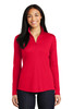 Sport-Tek® Ladies PosiCharge® Competitor™ 1/4-Zip Pullover. LST357 True Red