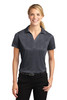Sport-Tek® Ladies Heather Contender™ Polo. LST660 Graphite Heather