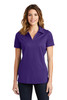 Sport-Tek® Ladies PosiCharge® Active Textured Polo. LST690 Purple