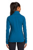 Sport-Tek® Ladies Sport-Wick® Stretch Full-Zip Jacket. LST852 Peacock Blue Back