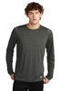 New Era ® Series Performance Long Sleeve Crew Tee. NEA201 Graphite