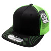 PB222 Pit Bull Cambridge Trucker Hat Black/Neon Green