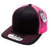 PB222 Pit Bull Cambridge Trucker Hat Black/Neon Pink