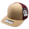 PB222 Pit Bull Cambridge Trucker Khaki/Burgundy