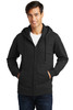 Port & Company® Fan Favorite Fleece Full-Zip Hooded Sweatshirt. PC850ZH Jet Black