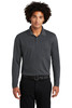 Sport-Tek ® PosiCharge ® RacerMesh ® Long Sleeve Polo. ST640LS Graphite