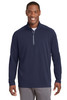 Sport-Tek® Sport-Wick® Textured 1/4-Zip Pullover.  ST860 True Navy