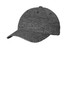 Sport-Tek® PosiCharge® Electric Heather Cap. STC34 Grey-Black Electric