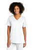 WonderWink® Women's Premiere Flex™ V-Neck Top WW4168 White 2XL