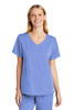 WonderWink® Women's Premiere Flex™ Mock Wrap Top WW4268 Ceil Blue 2XL