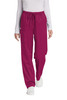 WonderWink® Women's Tall WorkFlex™ Cargo Pant WW4550T Wine 2XLT