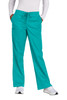 WonderWink® Women's Petite WorkFlex™ Flare Leg Cargo Pant WW4750P Teal Blue 2XLP