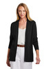 Brooks Brothers® Women's Cotton Stretch Long Cardigan Sweater BB18403 Deep Black