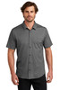 OGIO® Extend Short Sleeve Button-Up OG160 Blacktop Heather L