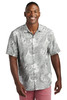 LIMITED EDITION Tommy Bahama® Coconut Point Playa Flora Short Sleeve Shirt ST325929TB Light Grey S
