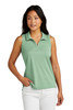 TravisMathew Ladies Coto Performance Sleeveless Polo TM1WX001 Beryl Green Heather