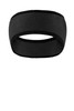 Port Authority® Two-Color Fleece Headband. C916 Black/ Black