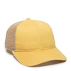 Ponytail Mesh-Back Cap - PNY100M Dusty Yellow/ Tea Stain