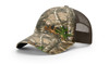 Richardson Garment Washed Trucker Cap - 111P REALTREE EDGE/BROWN