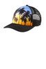 Port Authority ® Photo Real Snapback Trucker Cap C950 Palm Trees