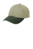Port & Co™ Two-Tone Pigment-Dyed Cap.  CP83 Khaki/ Hunter Port & Co™ Two-Tone Pigment-Dyed Cap.  CP83 Khaki/ Hunter
