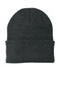 Port & Co™ Knit Cap.  CP90 Charcoal Heather Port & Co™ Knit Cap.  CP90 Charcoal Heather