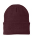 Port & Co™ Knit Cap.  CP90 Maroon Port & Co™ Knit Cap.  CP90 Maroon