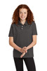 Sport-Tek® Youth UV Micropique Polo YST740 Graphite