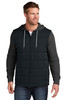 TravisMathew Tides Up Hooded Jacket TM1MZ336 Black/ Black Heather