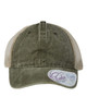 Women's Washed Mesh Back Cap Olive/ Camo