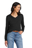 Brooks Brothers® Women's Washable Merino V-Neck Sweater BB18411 Deep Black